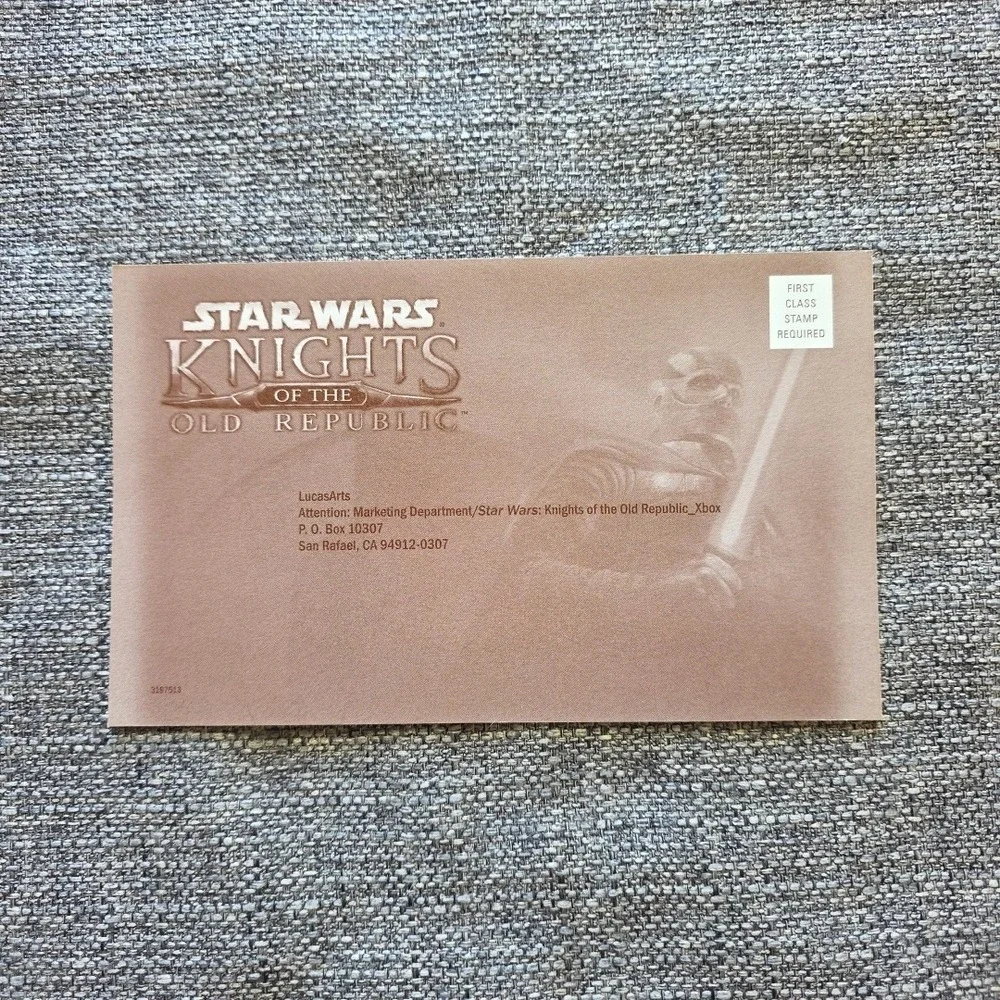 Star Wars: Knights of the Old Republic (Original Xbox) CIB Complete w/ Manual